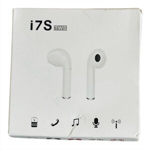 i7S TWS True Wireless Earbuds in White - Bluetooth Earbud Headphones